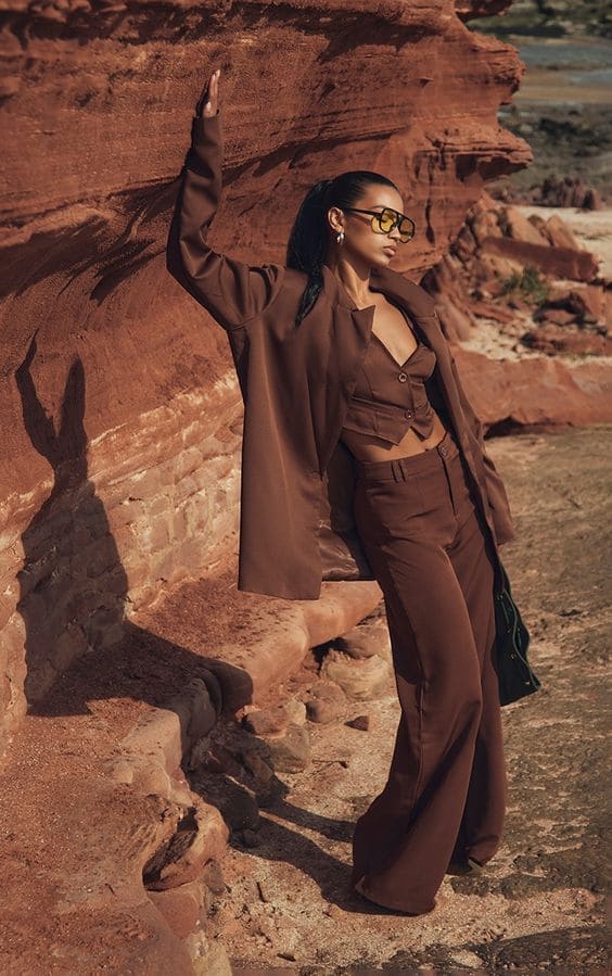 Solid Chocolate Brown