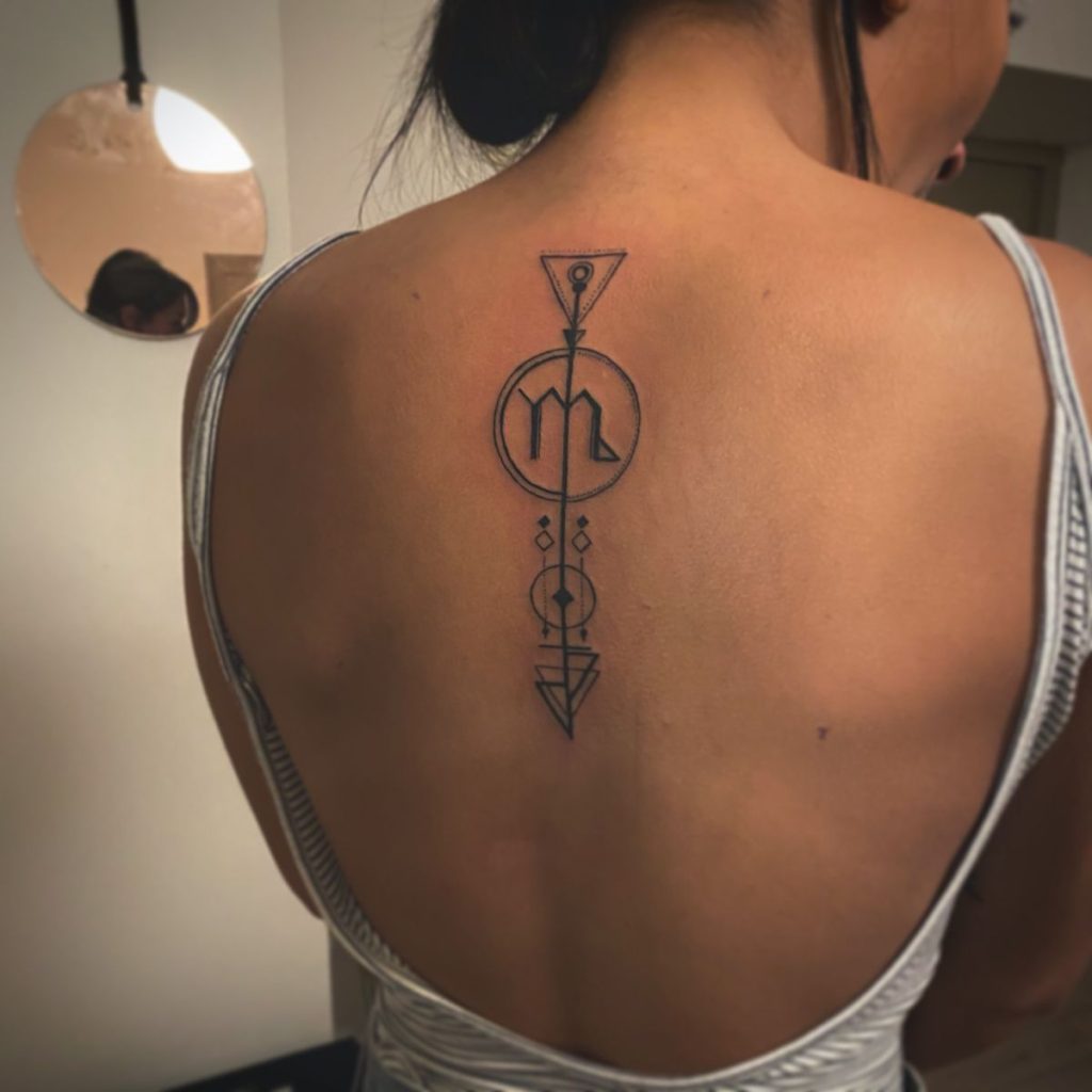 Spine Scorpio Tattoo Ideas