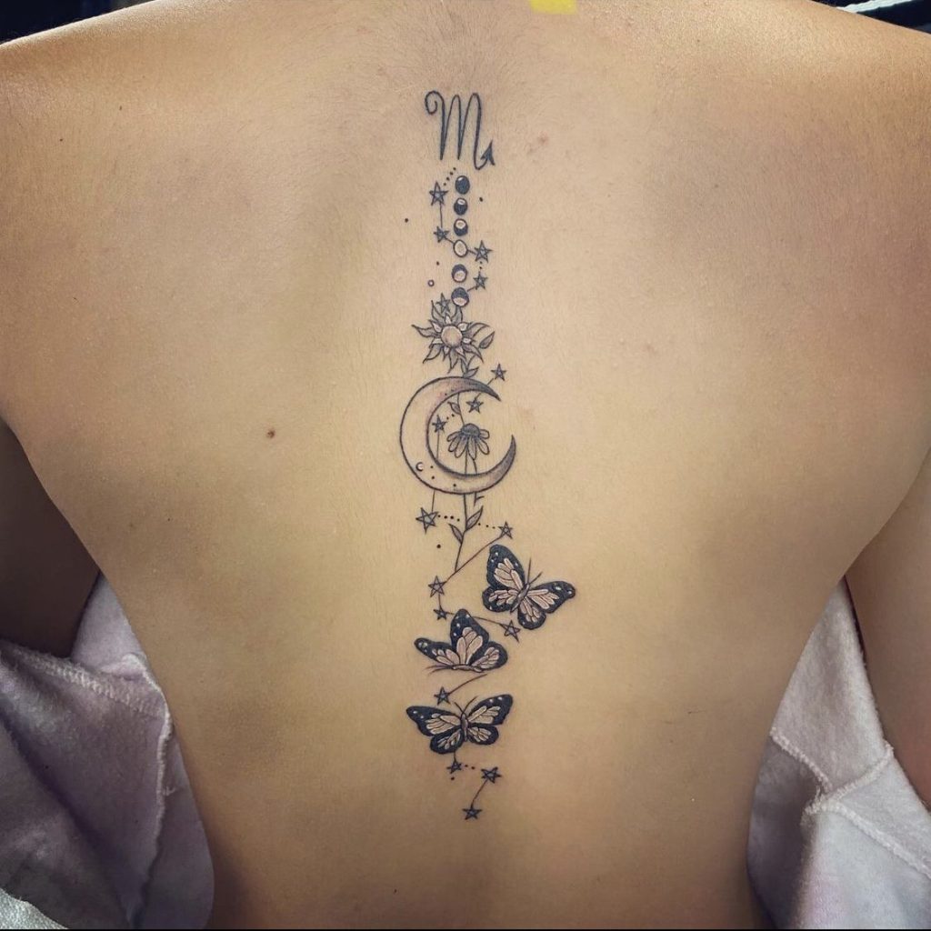 Spine Scorpio Tattoo Ideas