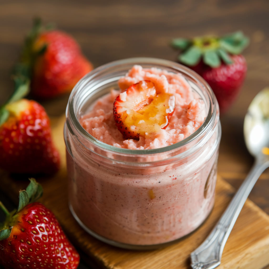 Strawberry and Honey Brightening Scrub