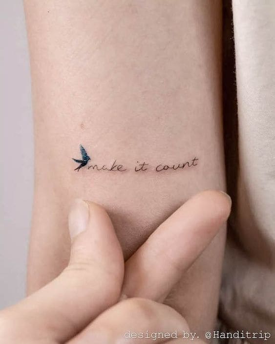 Strength Quote Tattoos