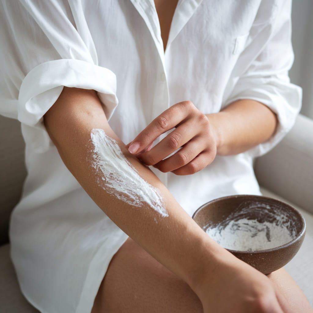 Sugar and Rice Flour Hair Removal Scrub