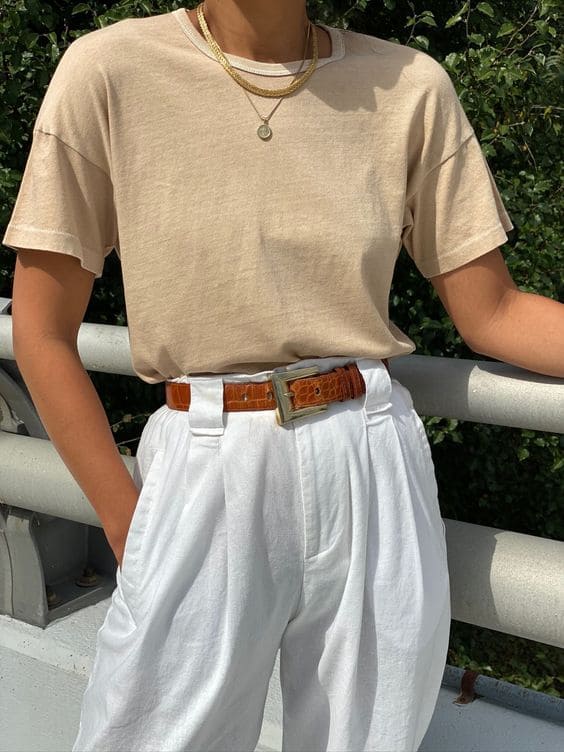 Summer Work Outfits With Tee