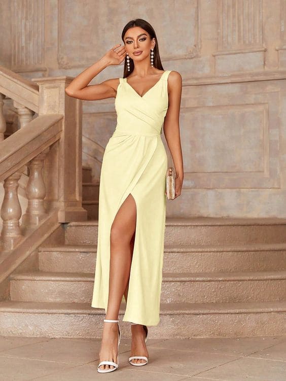 Summer Yellow Dresses for Bridesmaids