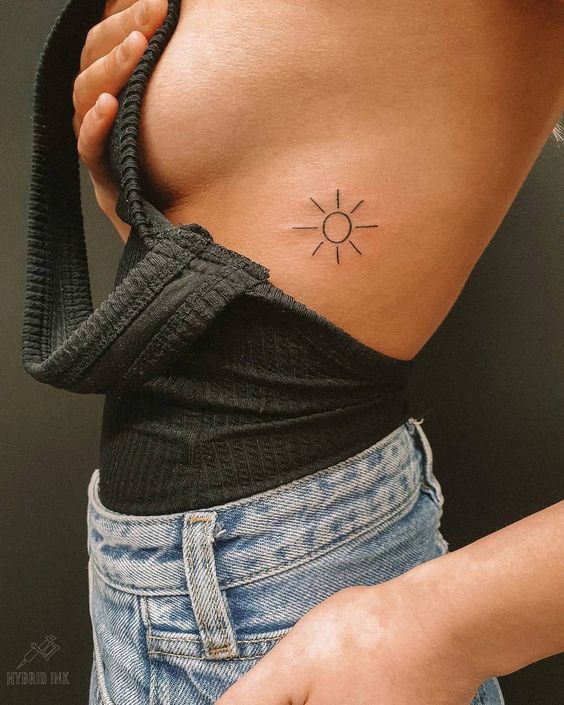 Sun Rib Tattoos