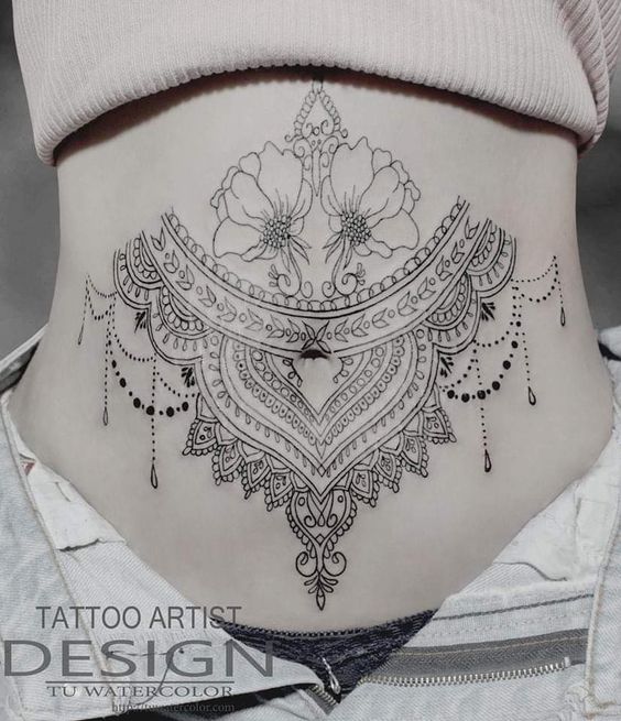 Symmetrical Waist Tattoos