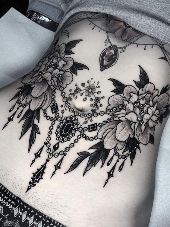 Symmetrical Waist Tattoos