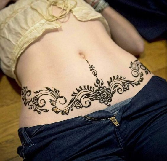 Symmetrical Waist Tattoos