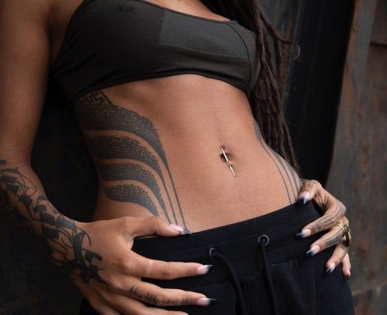 Symmetrical Waist Tattoos