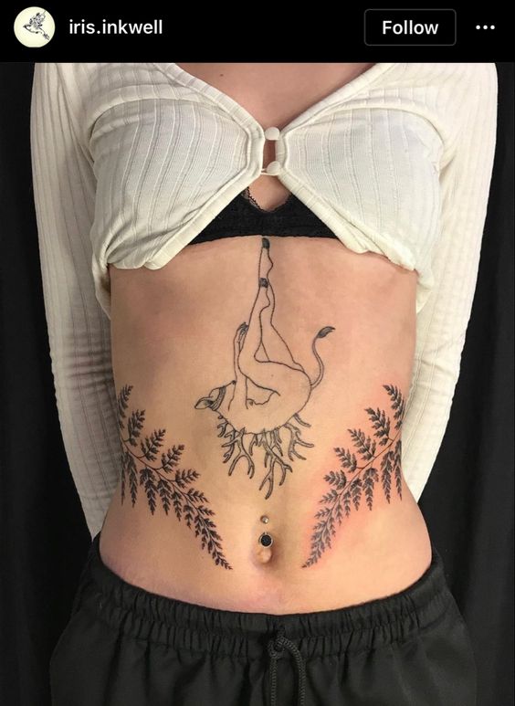 Symmetrical Waist Tattoos