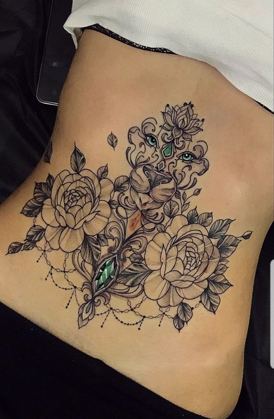 Symmetrical Waist Tattoos