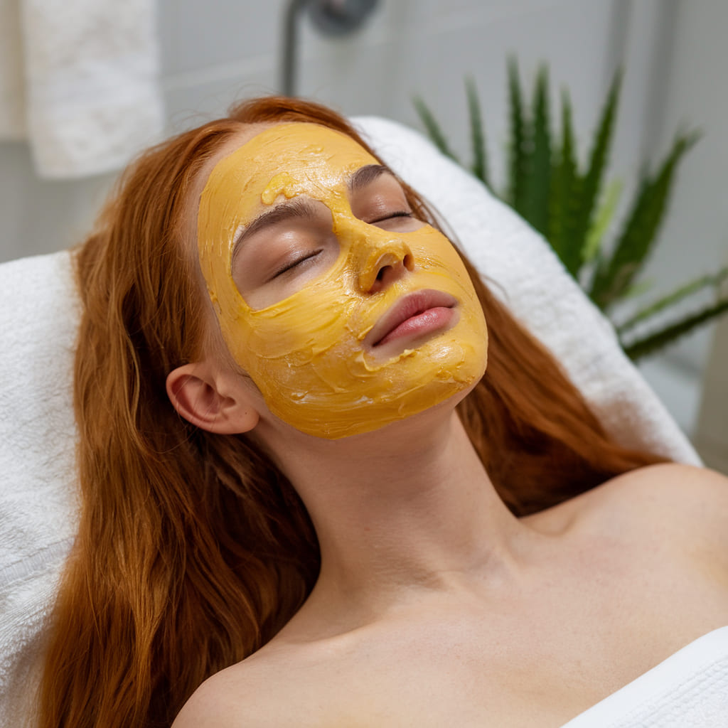 Tangerine Peel Face Mask