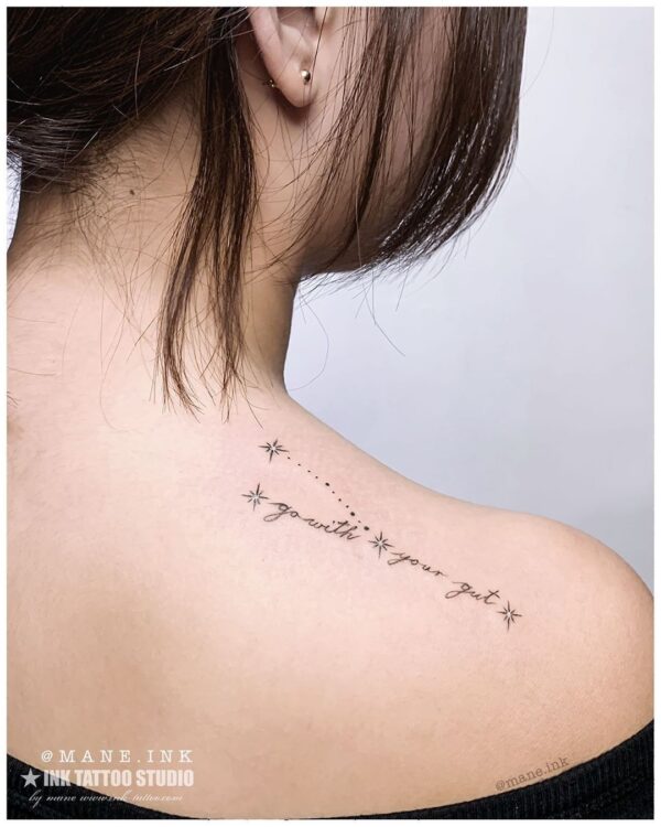 Taurus Quote Tattoo