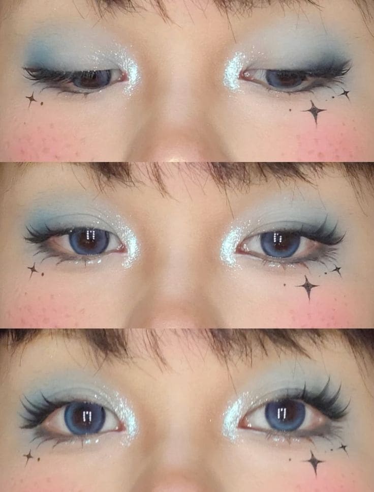 The Blue Eye Makeup