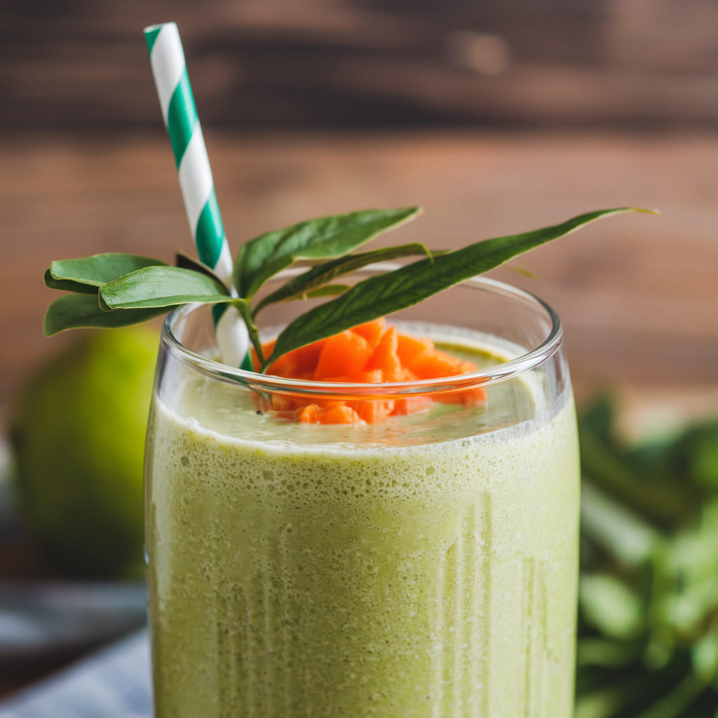 The Green Goddess Carrot Lime Juice
