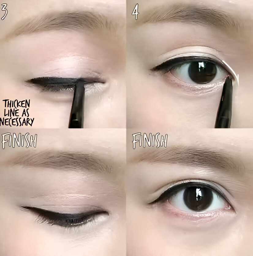 Thicken the outer corner