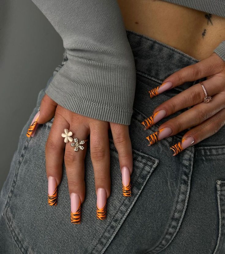Tiger Nail Art8
