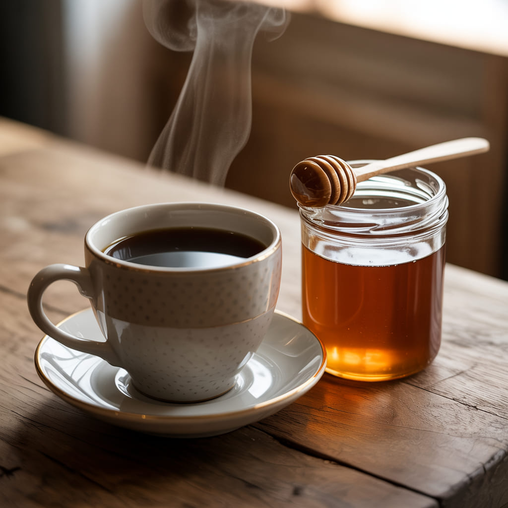 Tighten and Firm Skin with Honey and Coffee