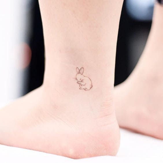 Tiny Minimalist Cute Animal Tattoo Designs