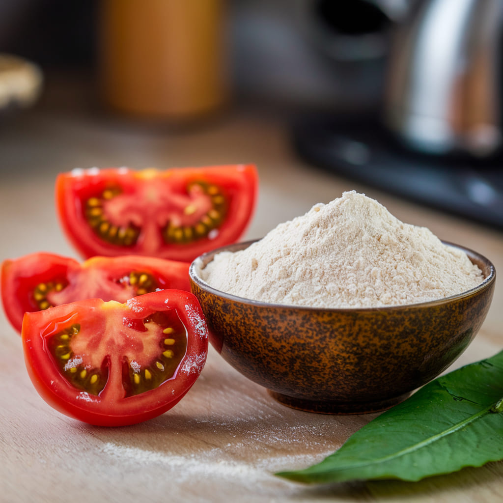 Tomato and Gram Flour Brightening Pack