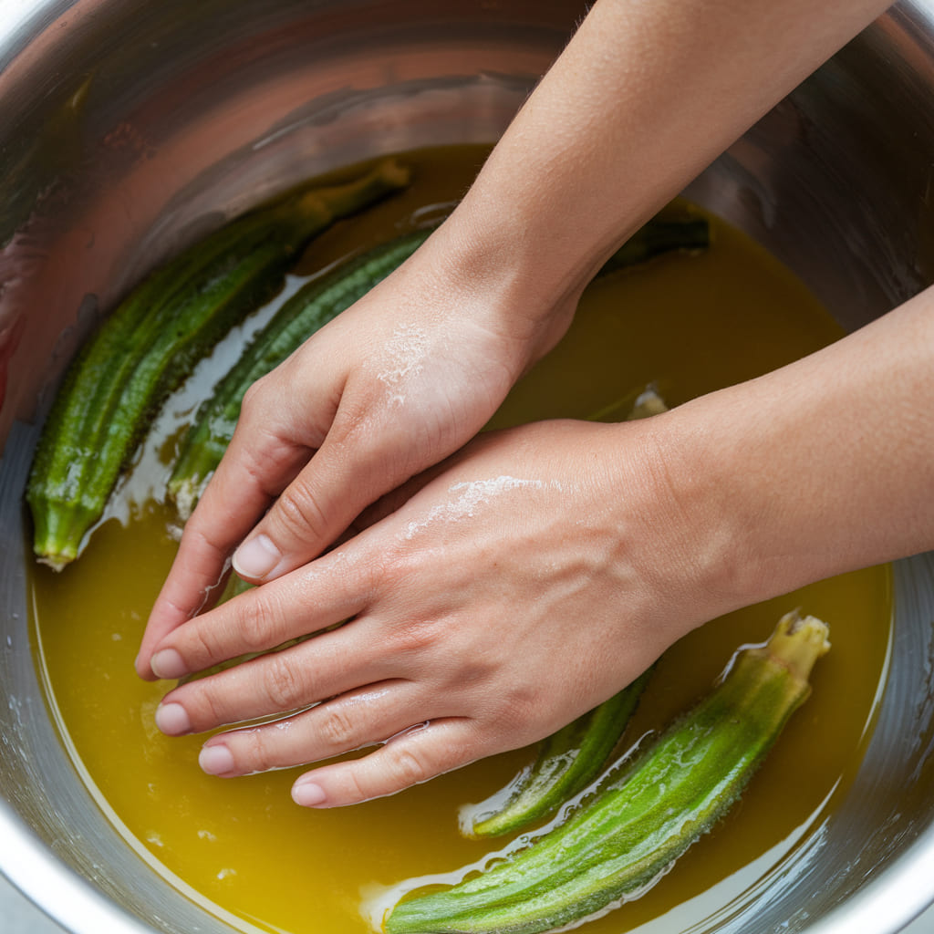 Benefits of Okra and Vaseline for Hand Care
