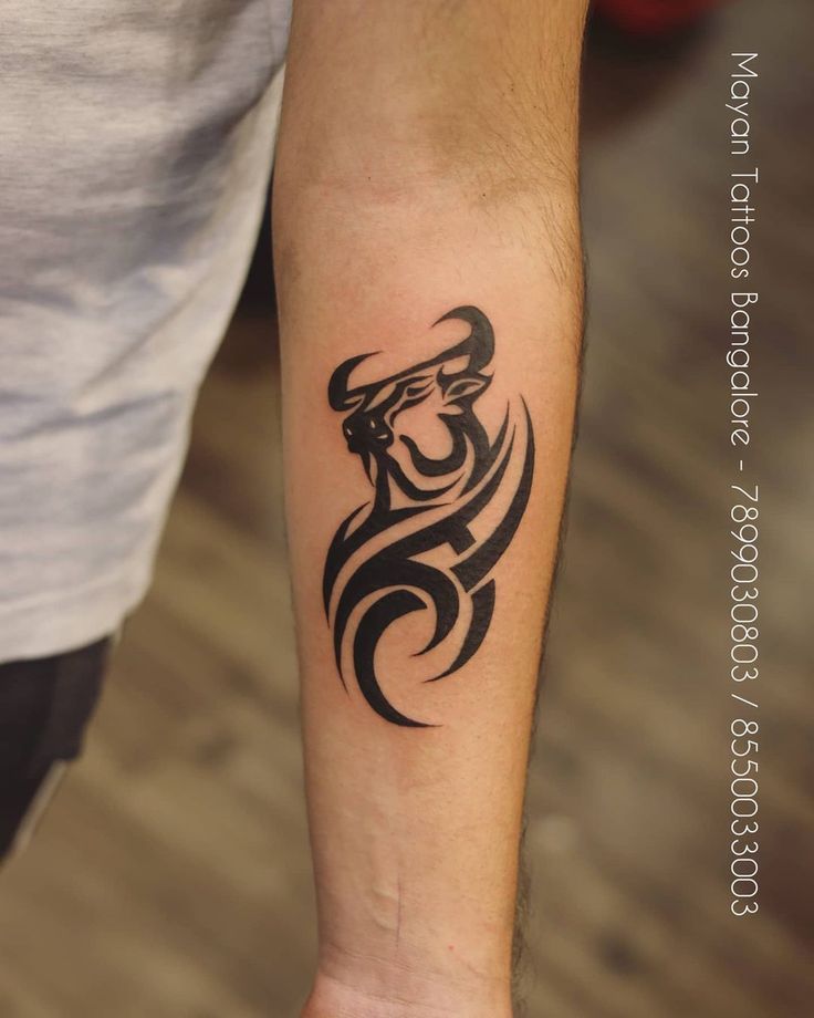 Tribal Ox Tattoo