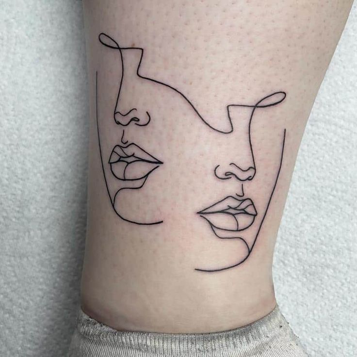 Two-Faced Gemini Drawing