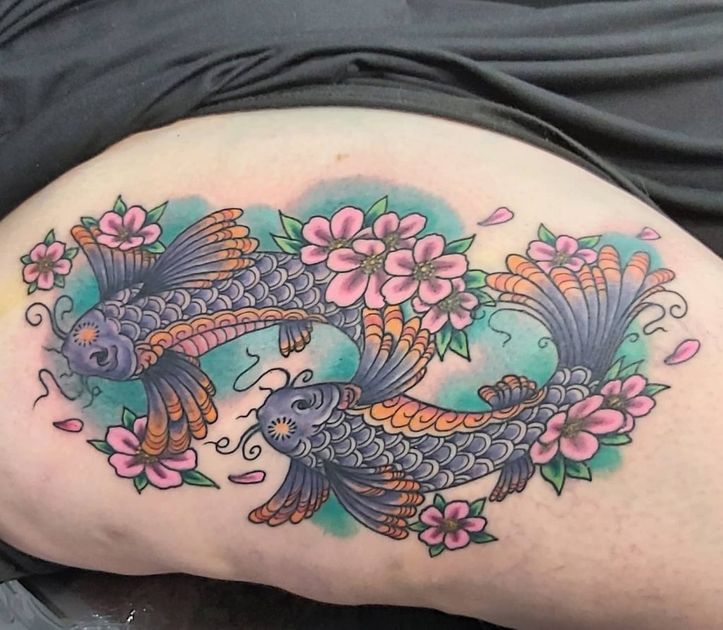 Two-Fish Tattoos For Pisces