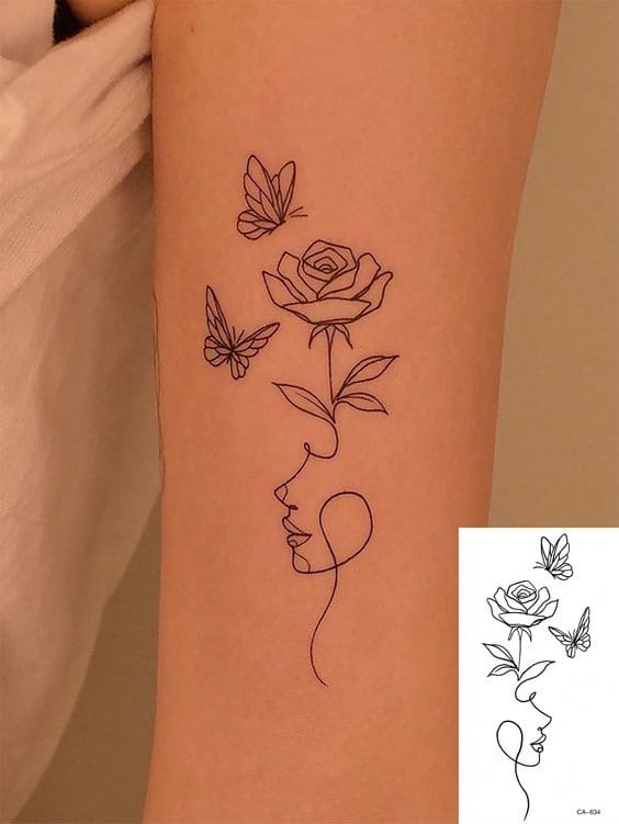 Unique Rose Tattoo Ideas