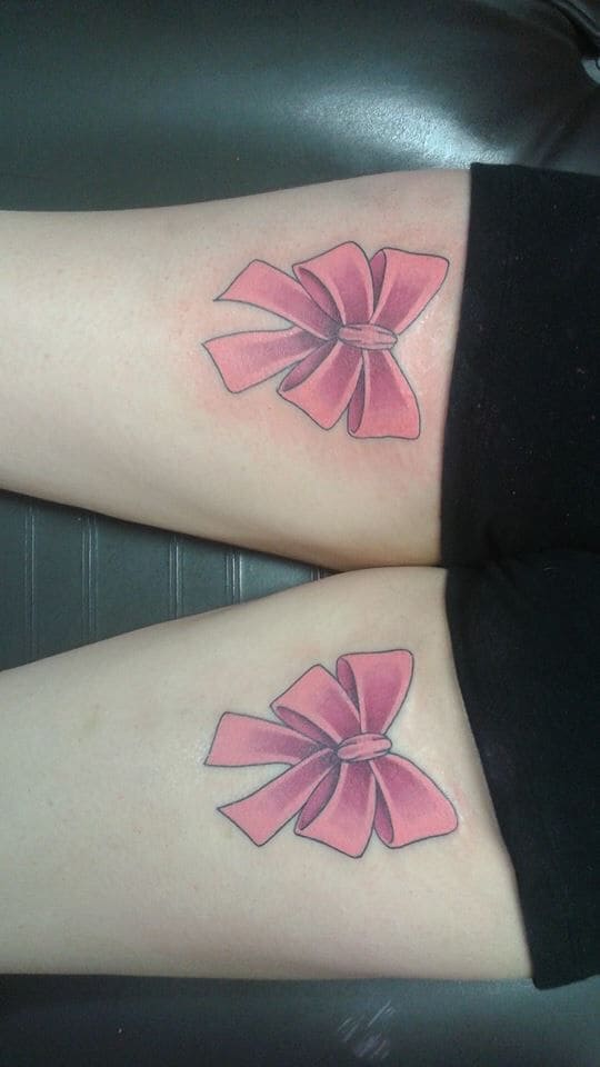 Upper Thigh Bow Inks