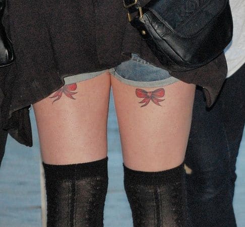 Upper Thigh Bow Inks