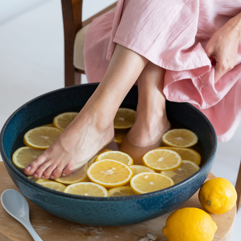Using Lemon Slices for Toenail Health