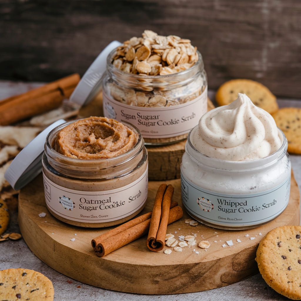 Variations of Sugar Cookie Body Scrub