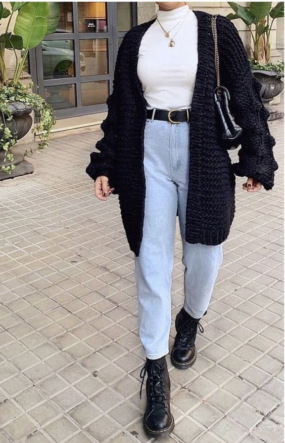 Warm Cardigan Looks For Fall