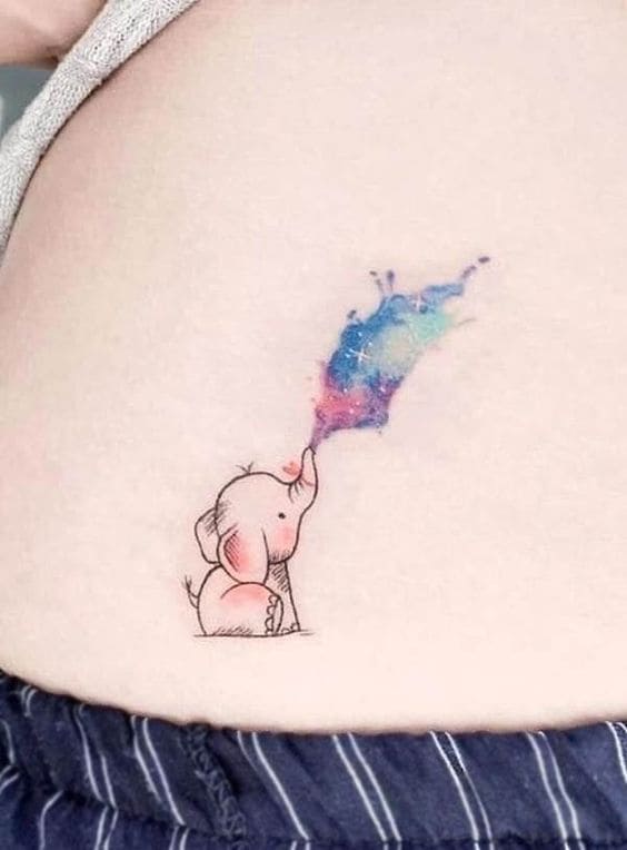 Watercolor Animal Tats