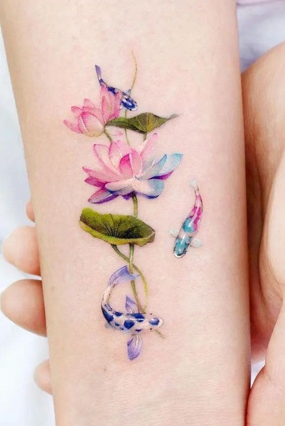 Watercolor Animal Tats