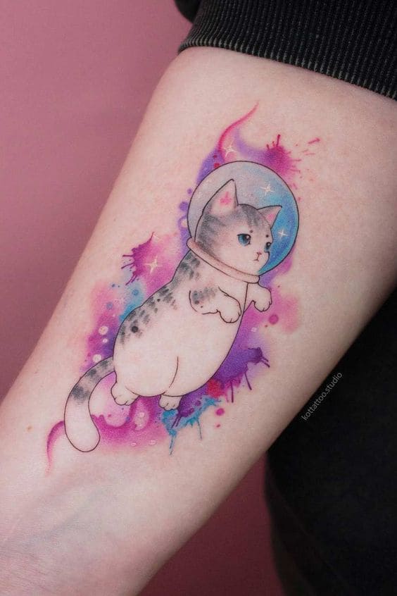 Watercolor Animal Tats