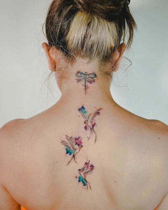 Watercolor Animal Tats