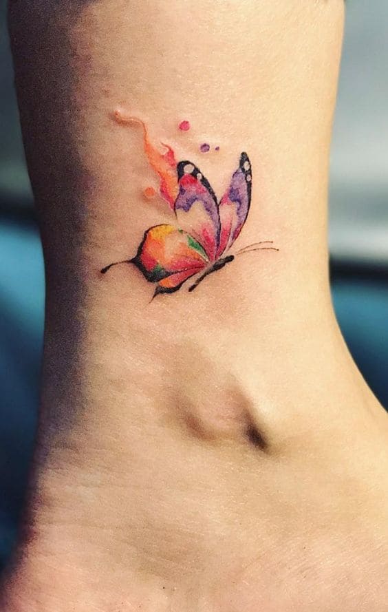  Watercolor Butterfly Tattoo Ideas