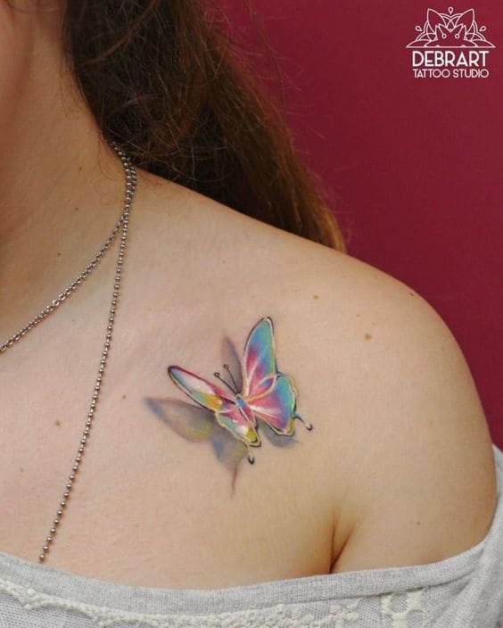  Watercolor Butterfly Tattoo Ideas