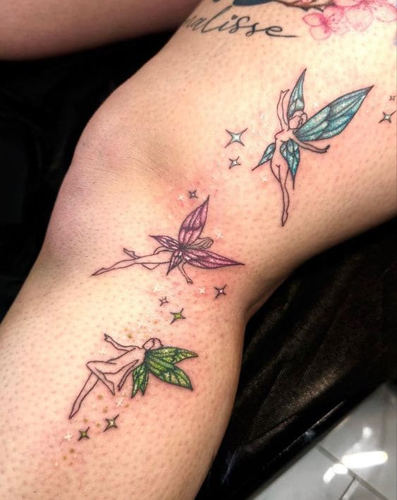  Watercolor Pixie Tattoos