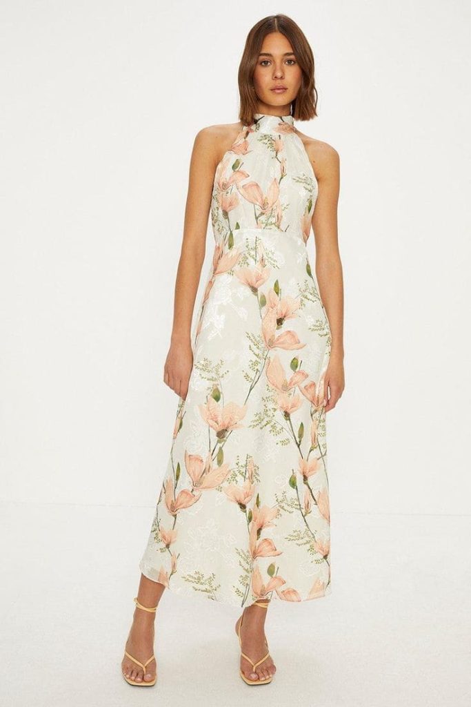 Wedding Guest Floral A-line Ensemble