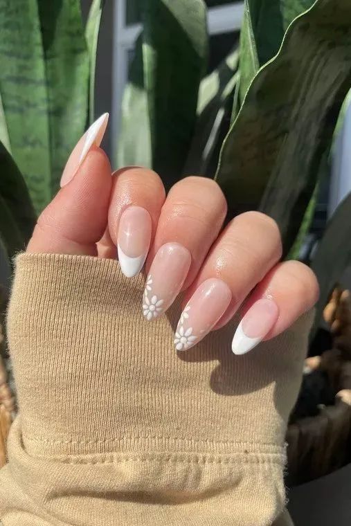 White French Tips With A Twist1