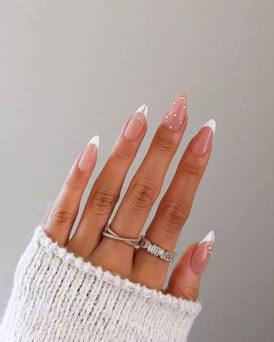 White French Tips With A Twist3