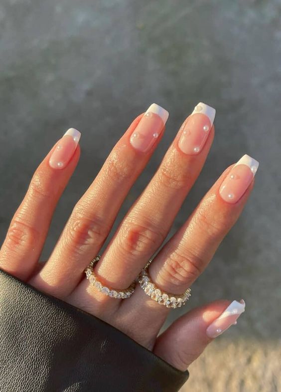 White French Tips With A Twist7