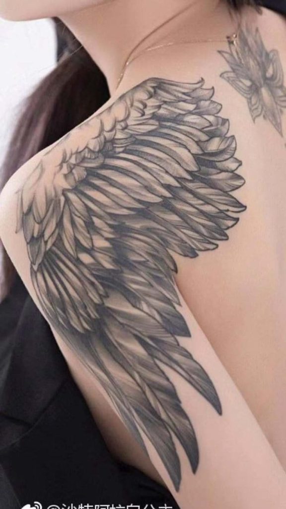 Wing Back Tattoo Ideas