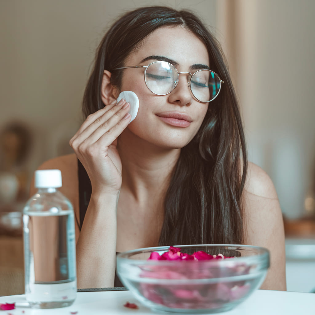 Witch Hazel and Rosewater Toner for Hydration
