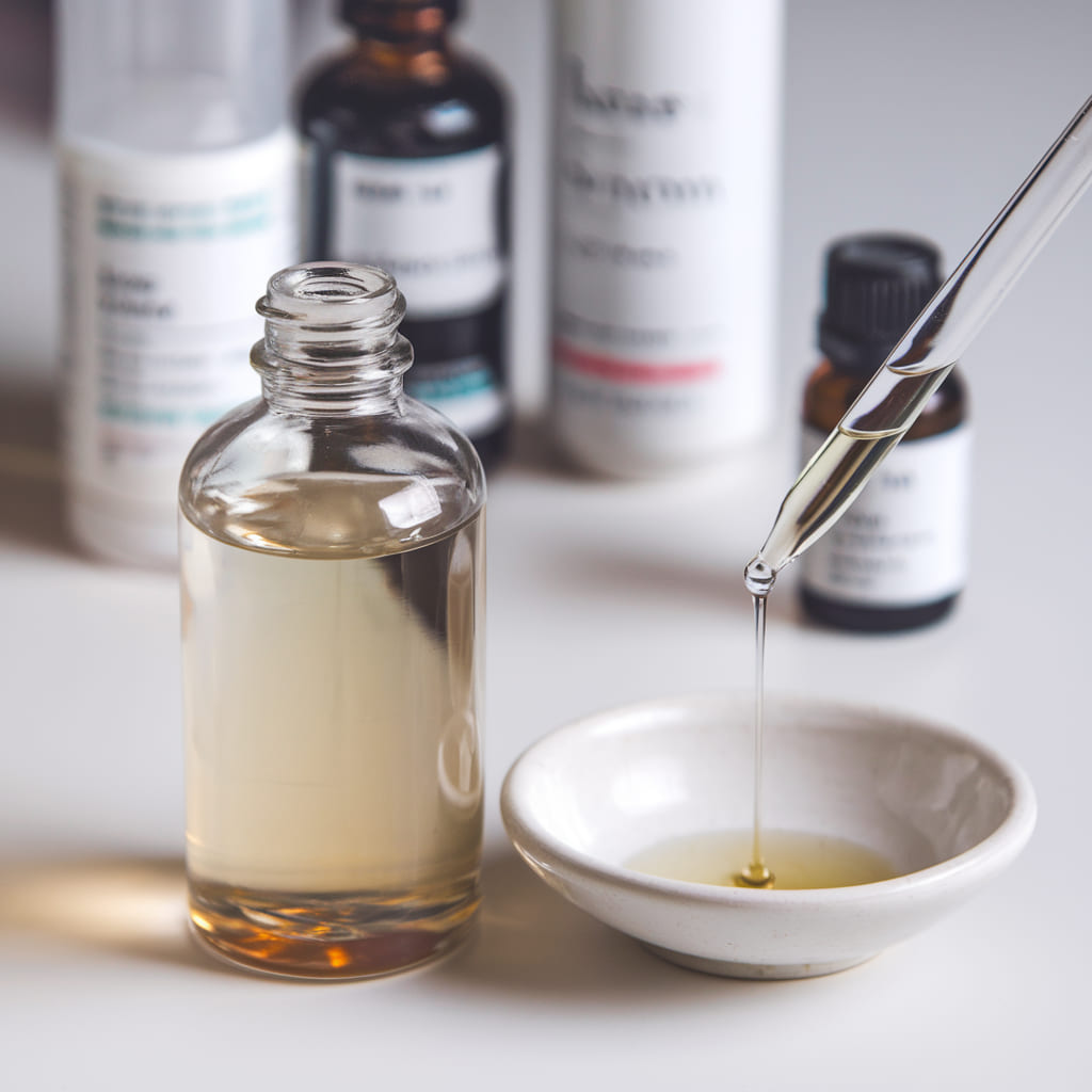 Witch Hazel and Tea Tree Oil Toner for Acne-Prone Skin