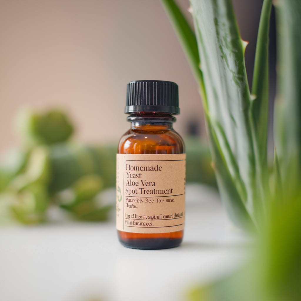 Yeast and Aloe Vera Spot Treatment for Acne