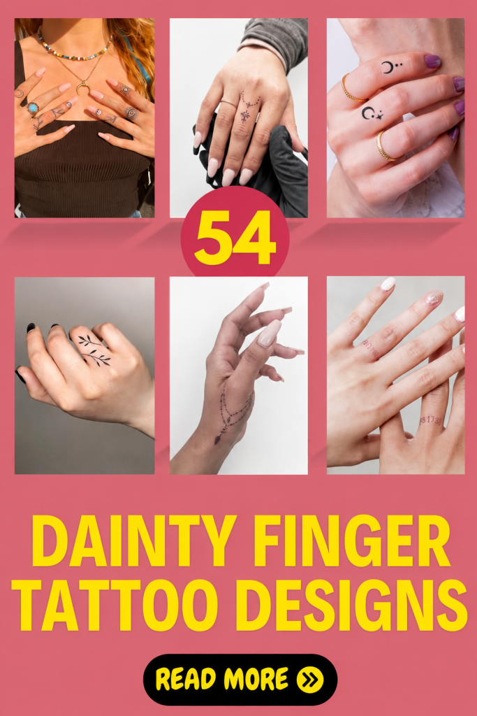 50+ Small Finger Tattoo Ideas That Stay Discreet And Cute